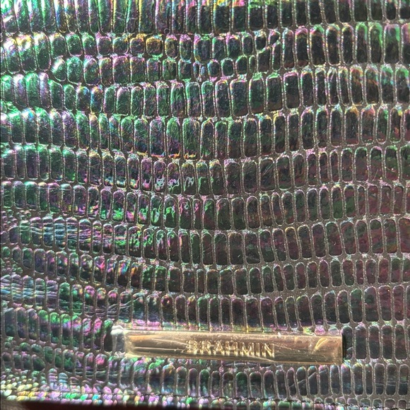 Brahmin Minuette Crossbody Wallet Bag Multi Symphonic Green Leather NWT - Picture 8 of 10